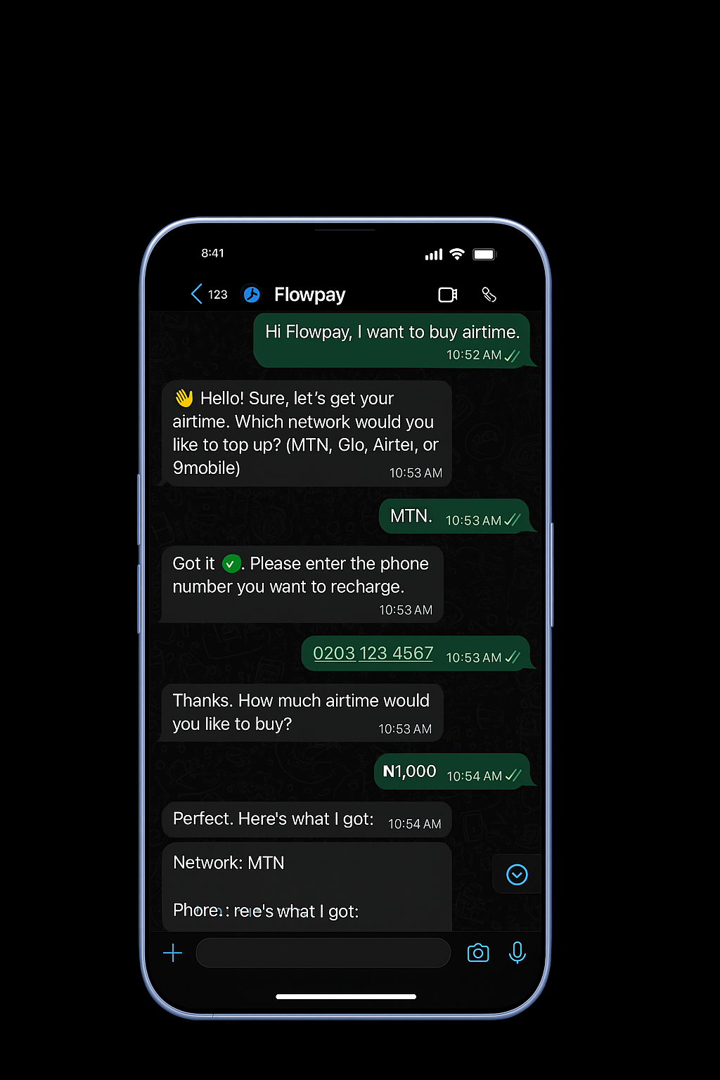 WhatsApp FlowPay